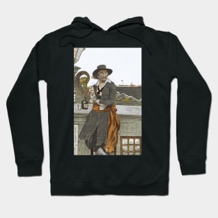 Kidd on the Deck of the Adventure Galley by Howard Pyle Hoodie